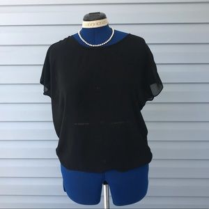Black mesh shirts